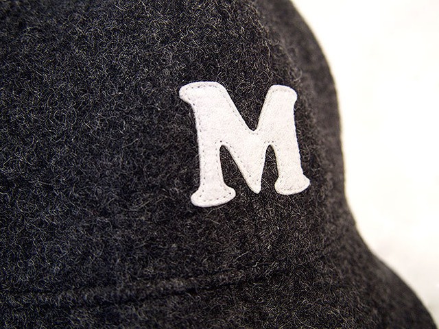 ウール ベースボールキャップ 56㎝"WOOL BASE BALL CAP"(GRAY "M" 56)