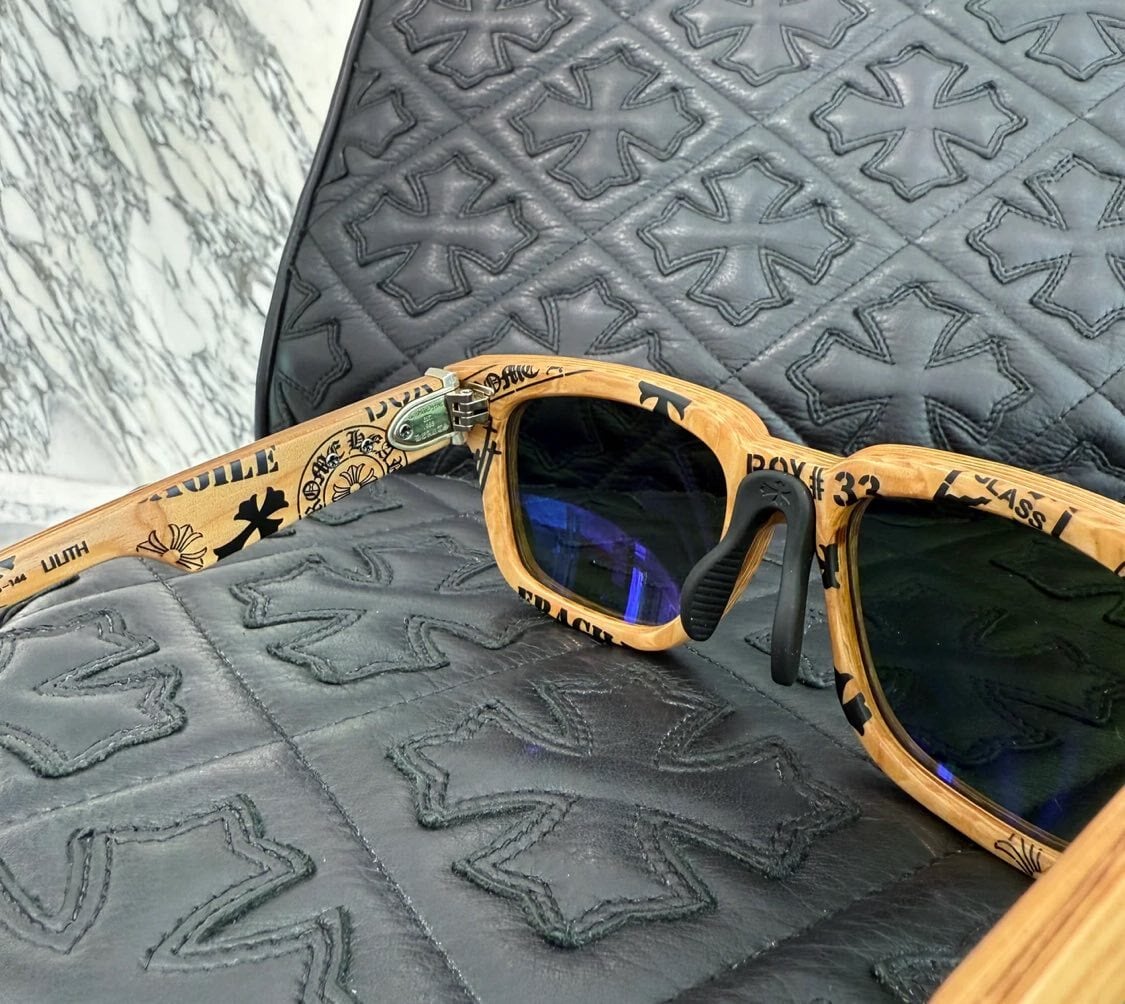 CHROME HEARTS クロムハーツ LILITH Stencil Wood Sunglasses