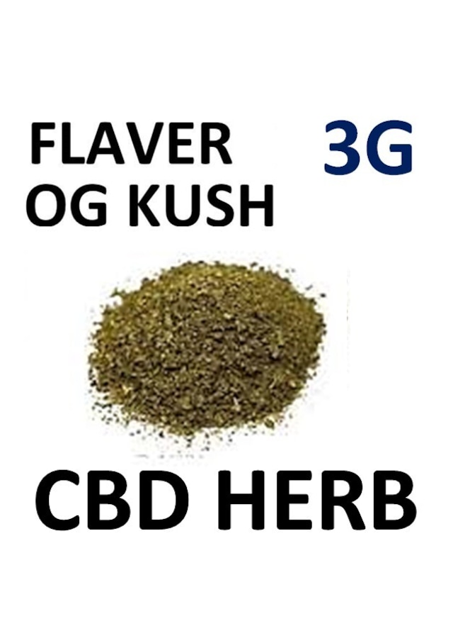 3グラム CBD ハーブ テルペン OG KUSH 添加