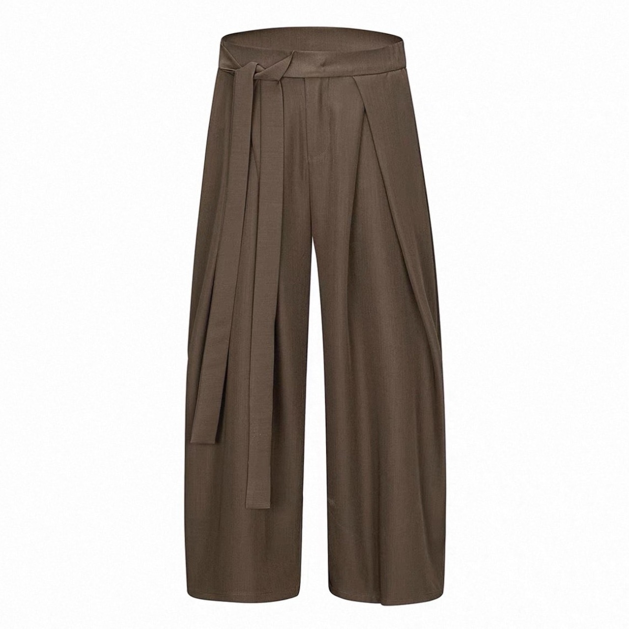 Sash tie pleated pants 1489 - 12
