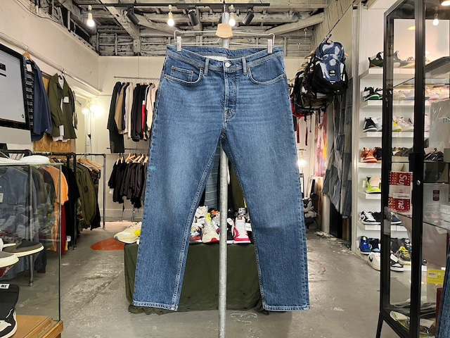 ACNE STUDIOS STRETCH TAPERED DENIM W33 INDIGO 67215