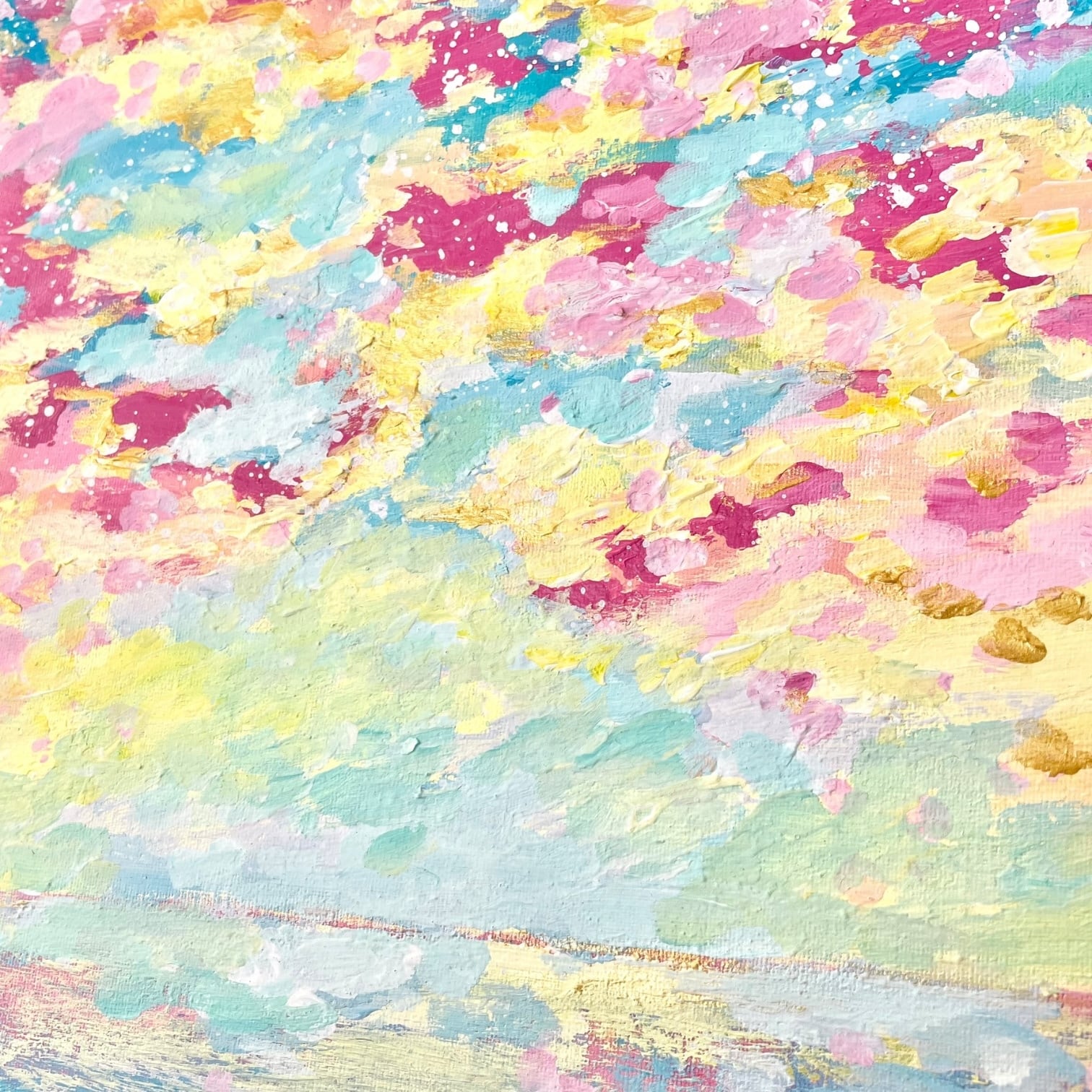 空と海の絵-全てつながっている- / オリジナル / むらいさき