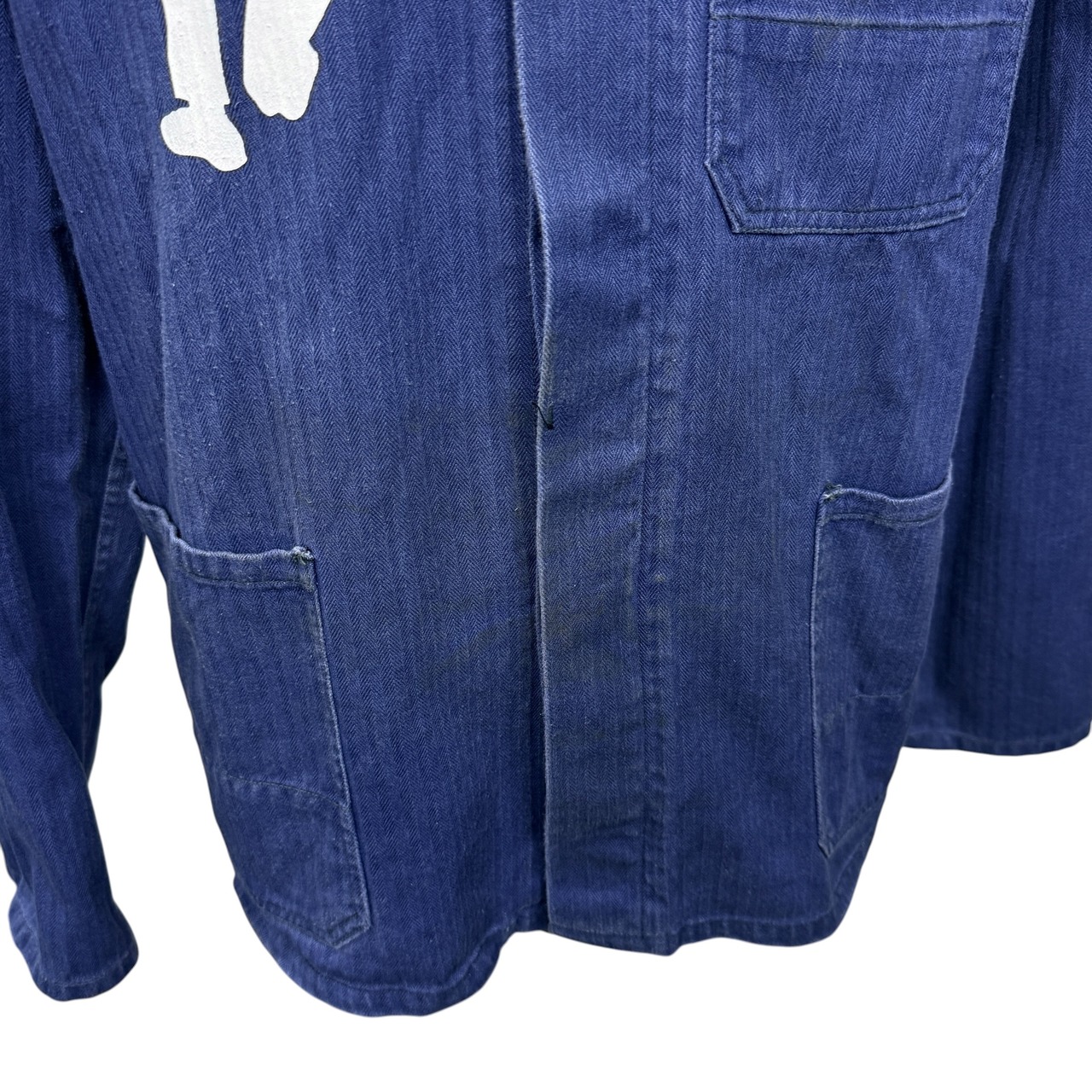【UNION】ユニオン "HERRINGBONE WORK JACKET / UNION FAIT LA FORCE" ワークジャケット