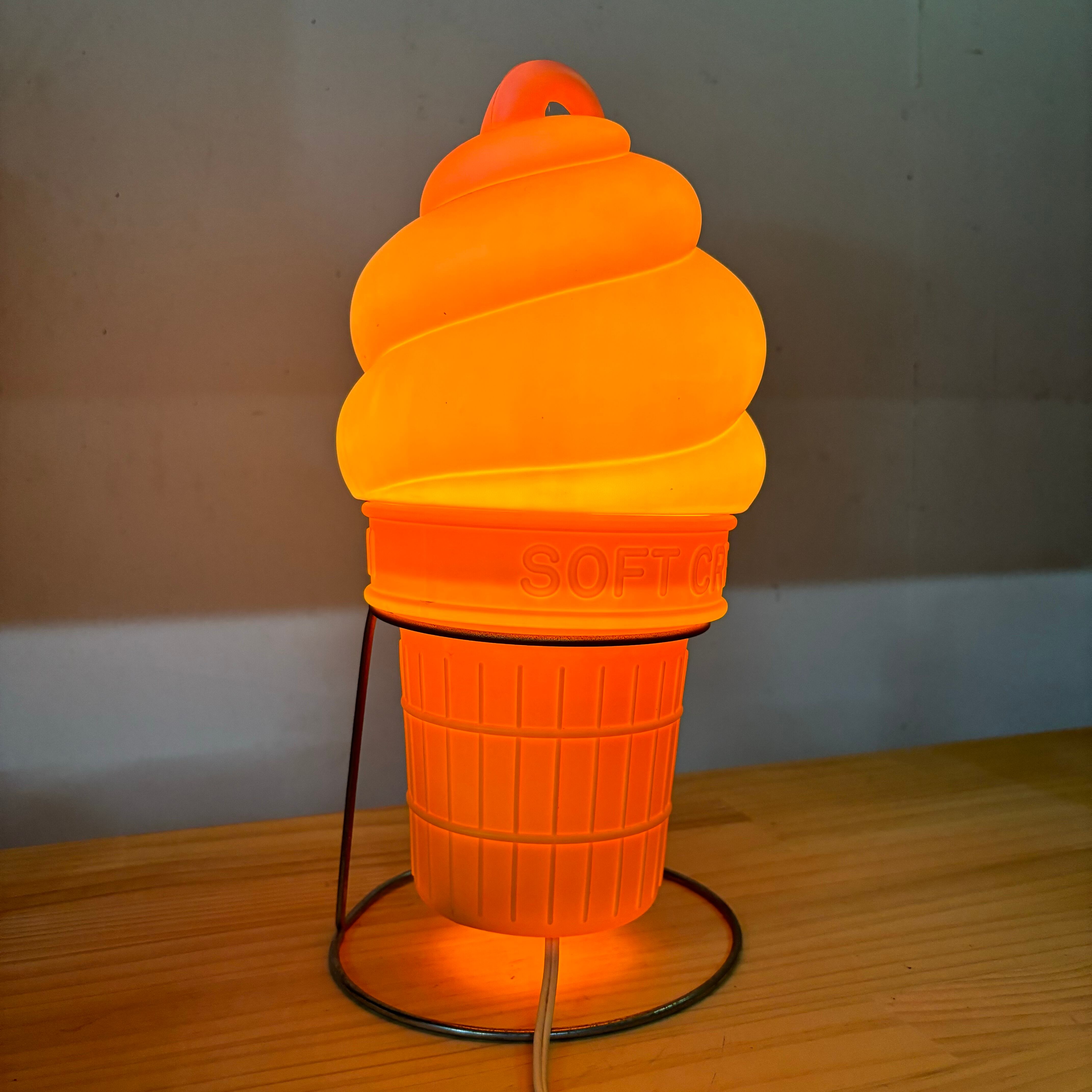 ソフトクリーム 日世コーン 電飾看板 ソフトサイン スタンド 店舗 飲食店