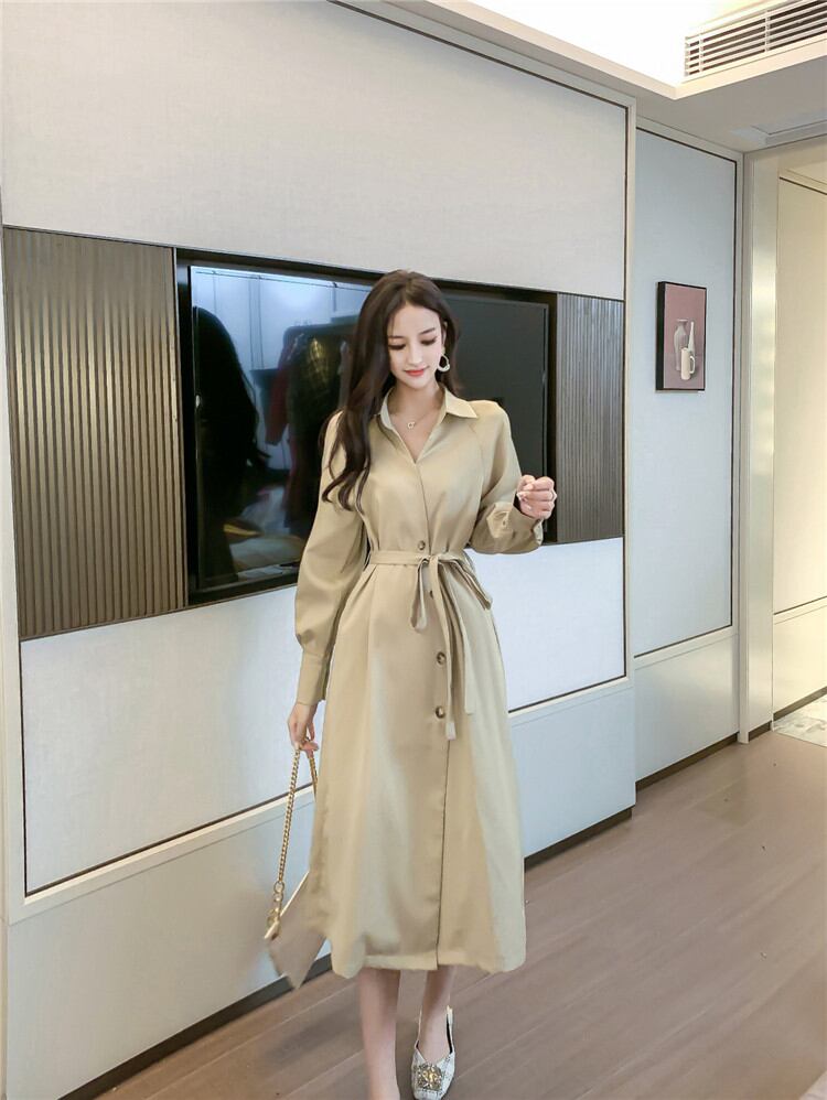 今季トレンドデザイン 中・長セクション 秋冬 新品 レトロ 気質 スリムフィット