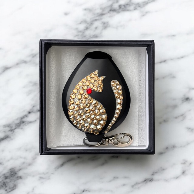 デコプティ 猫【斜めがけタイプ紐60センチ】