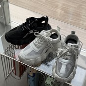 【受注予約：6月下旬入荷予定】chunky sole dad sneakers‐sandals/silver