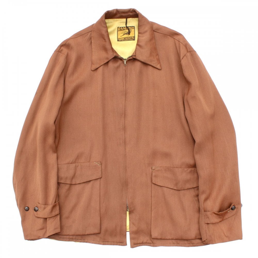 1950〜1960's Rayon Gabardine Jacket 1950's to 1960's styling sample 1,2 1950's Rayon gabardine jacket