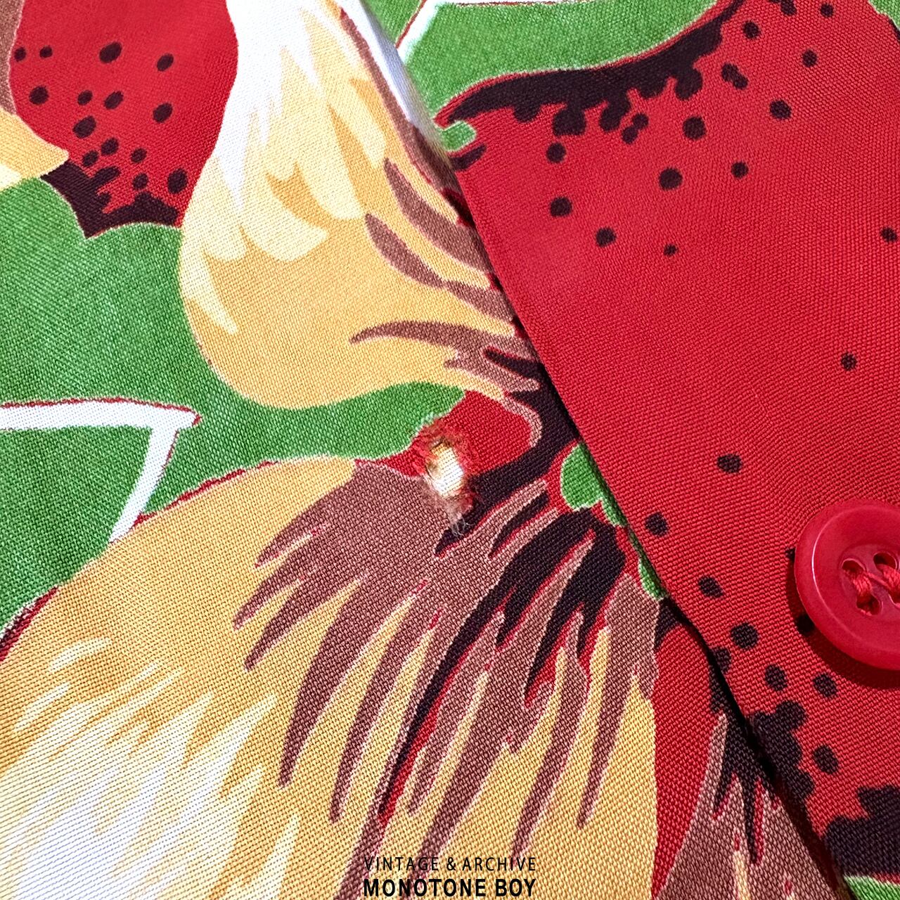 50s USA製】HAUOLI KAMAAINA ヴィンテージアロハシャツ – サイズM