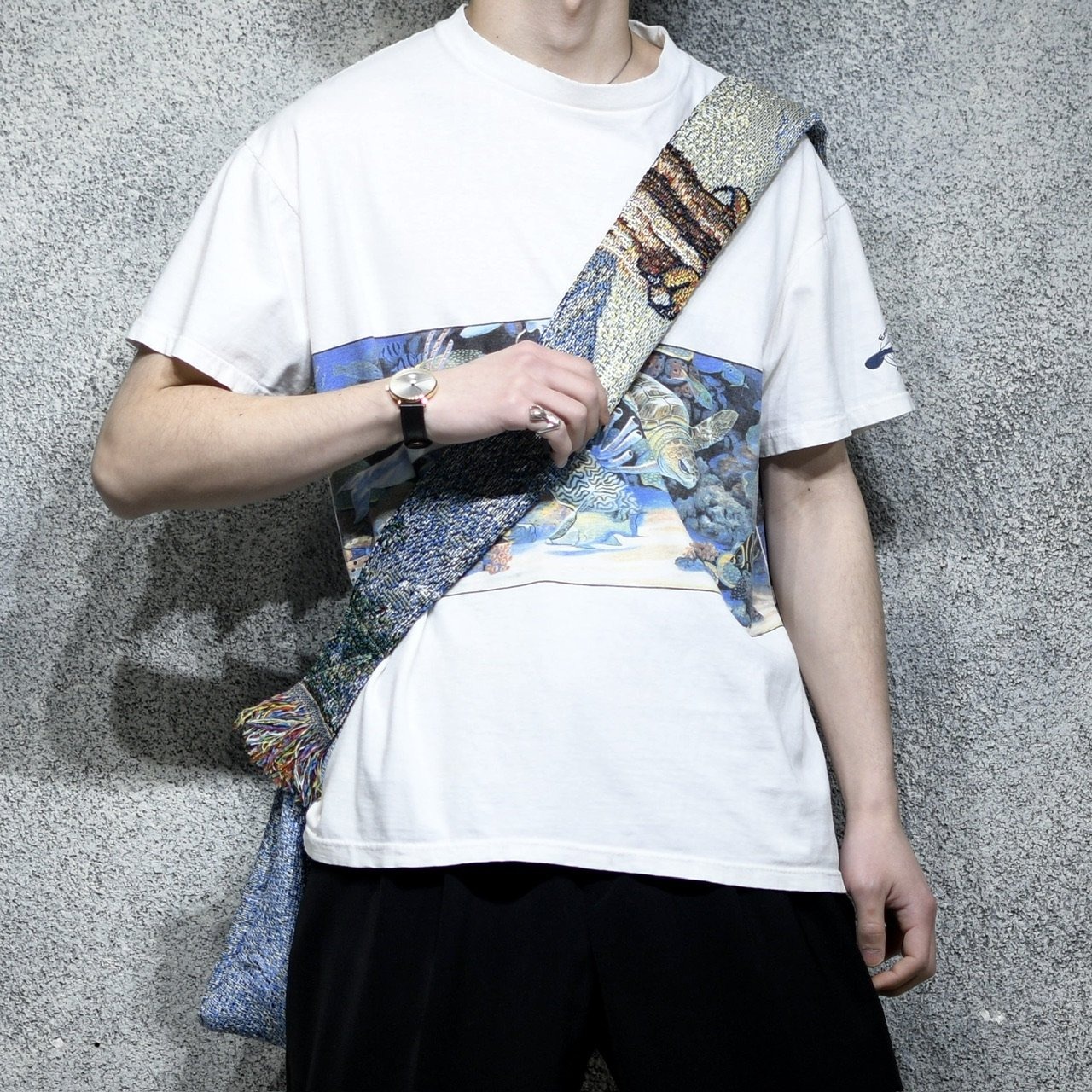 kroneko original rug shoulder bag