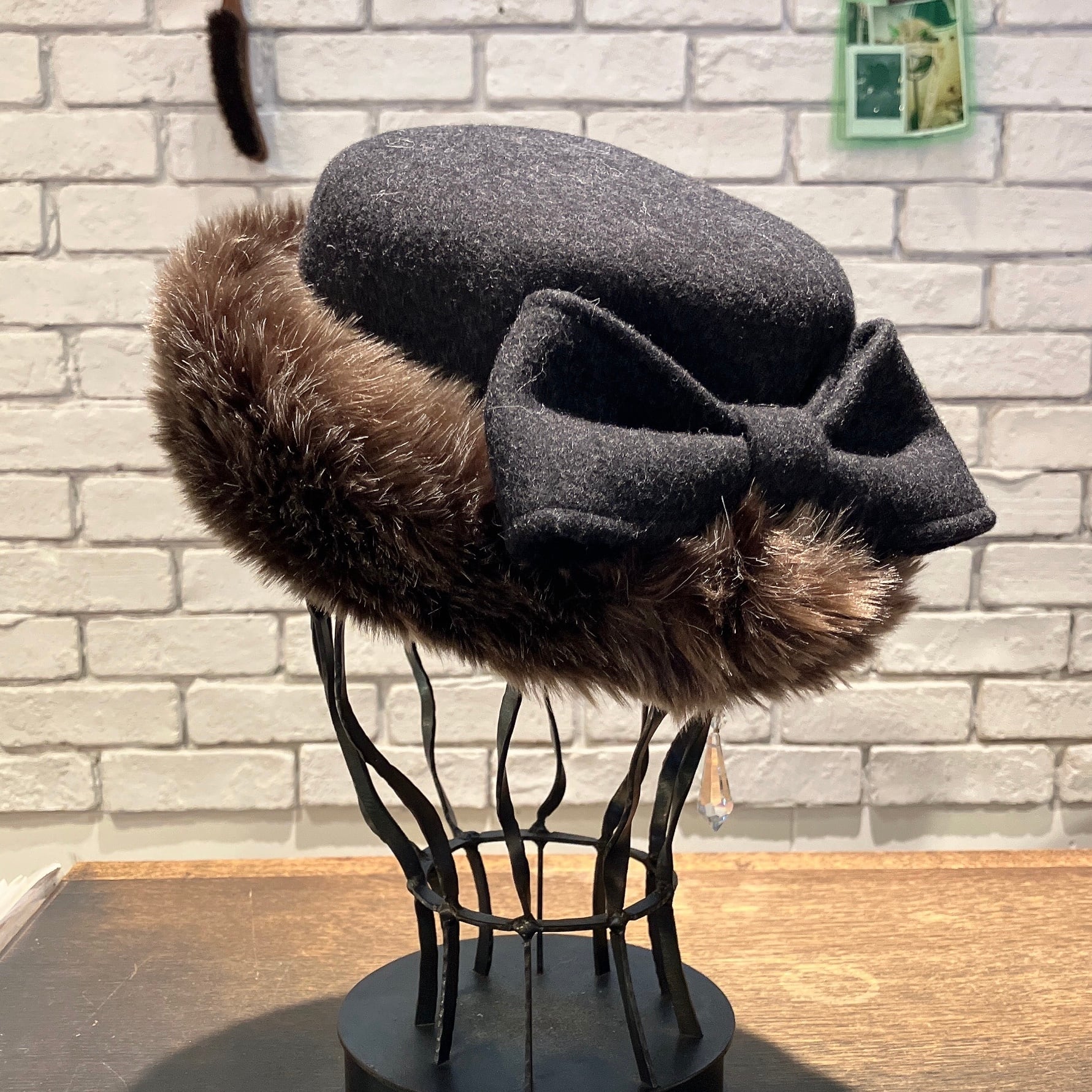 Barairo no Boushi】リボンファートーク帽 トーク ハット R008367