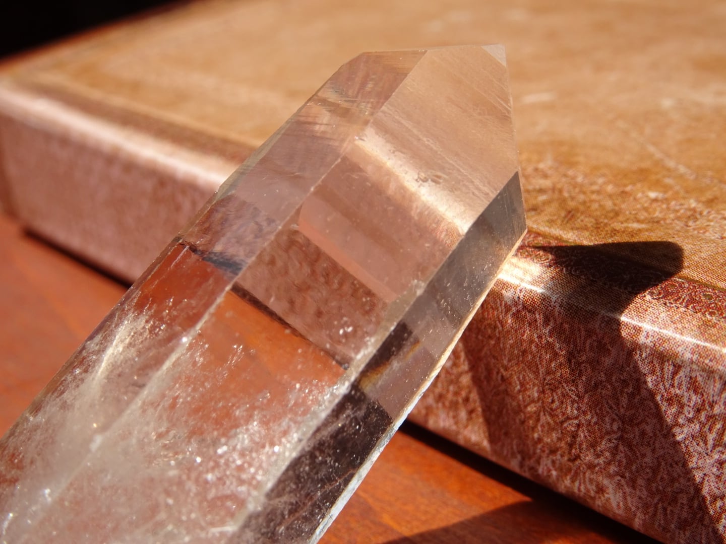 レムリアンシード(セーラデカブラル産)タンジェリンポイント+クリアポイント！ レムリアンシード(セーラデカブラル産)タンジェリンポイント+クリア