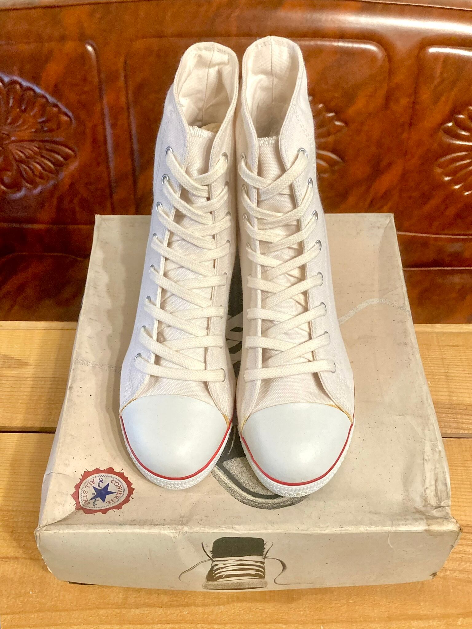 converse（コンバース）HI HEELED（ハイヒールド） Hi 7 24cm 白 厚底