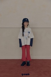 韓国子供服 / growb / モート Tシャツ / 秋服 *XS~JM*