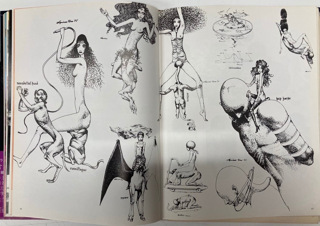 イラストレーション・ナウ 宇野亜喜良の世界 失楽園の妖精たち 1975年