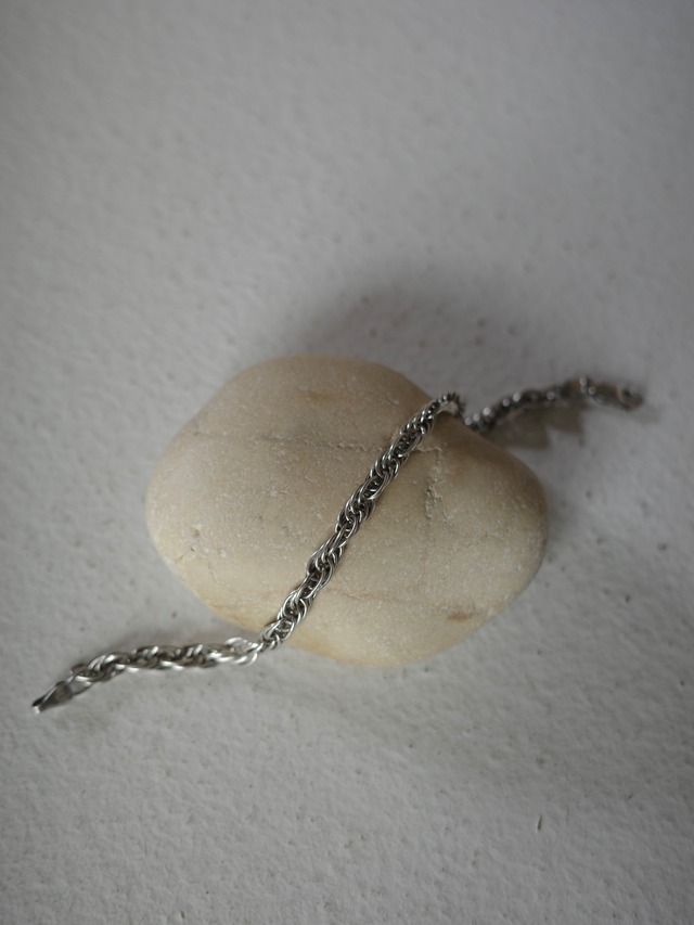 <vintage silver925>link chain bracelet