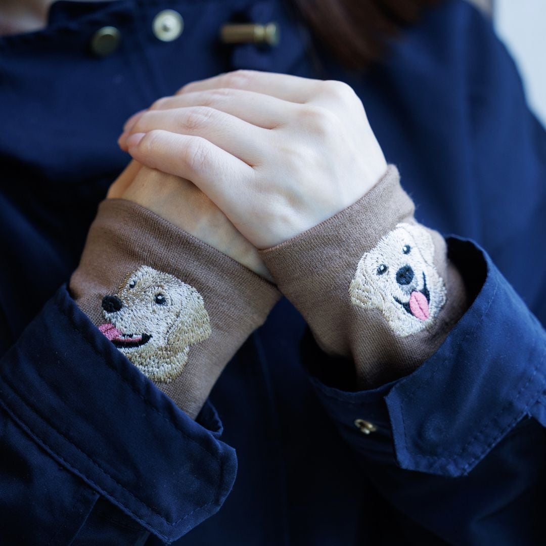 【犬リストマフラー】ラブラドール/東かがわの手袋職人がつくった