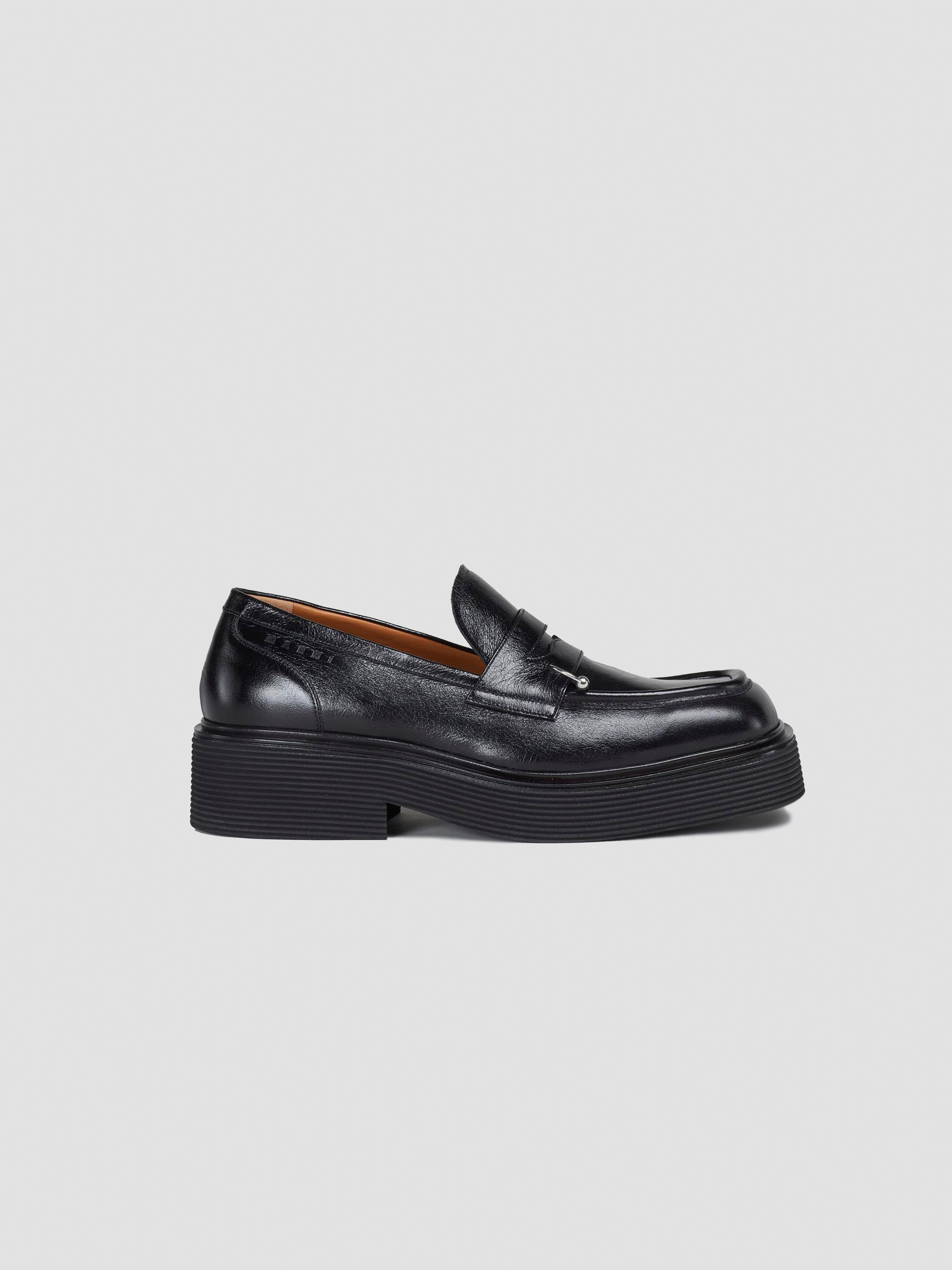 MARNI MOCCASIN SHOES BLACK MOMR004303 