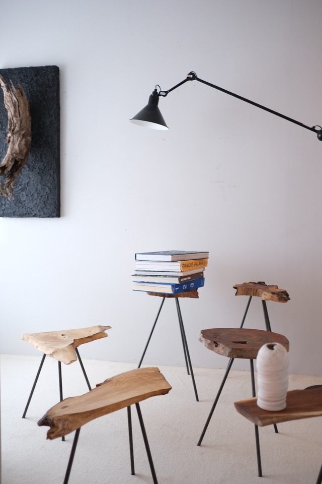 一枚板 Side table "桑"  #002