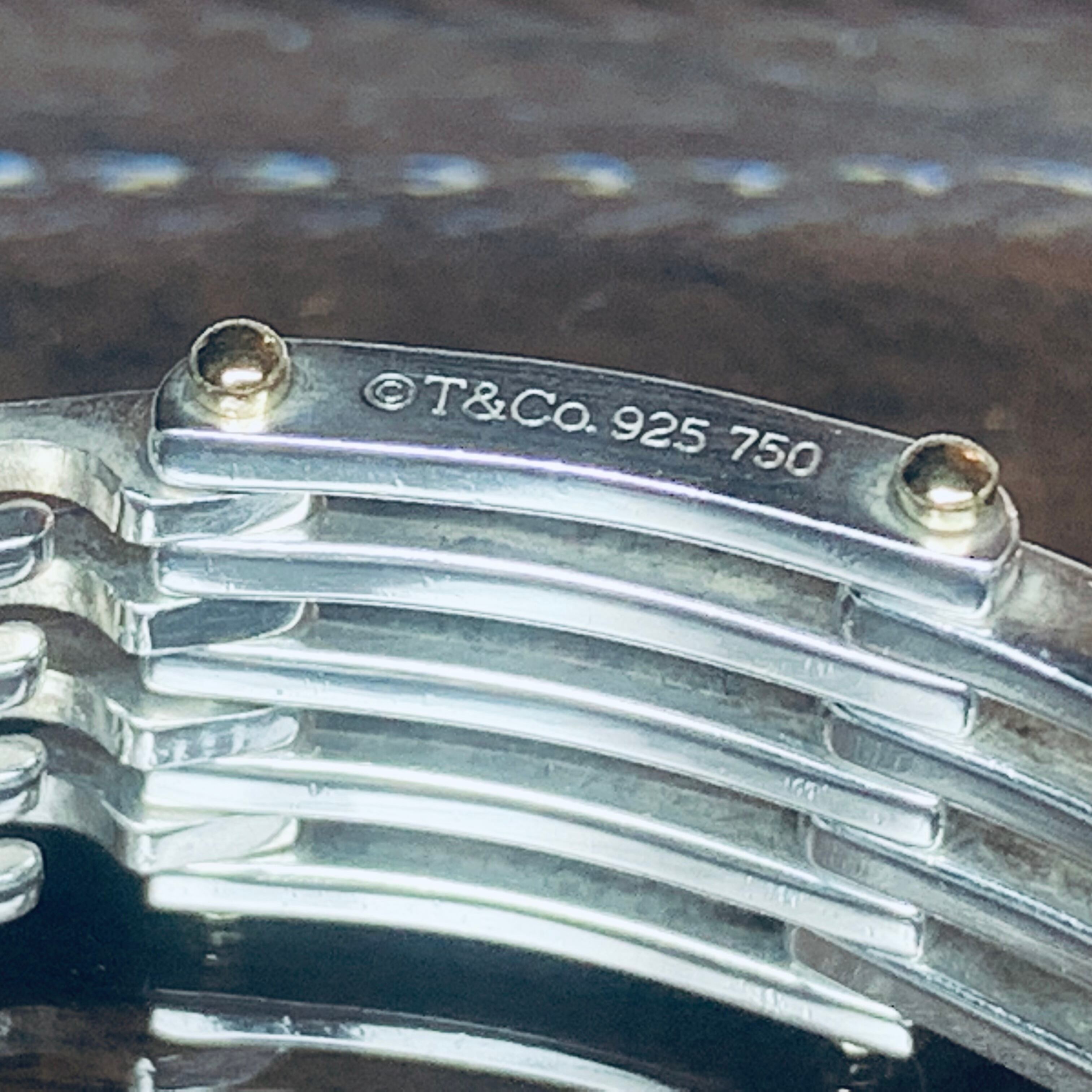 OLD TIFFANY & CO. Gate Link ID Bracelet Sterling Silver | オールド
