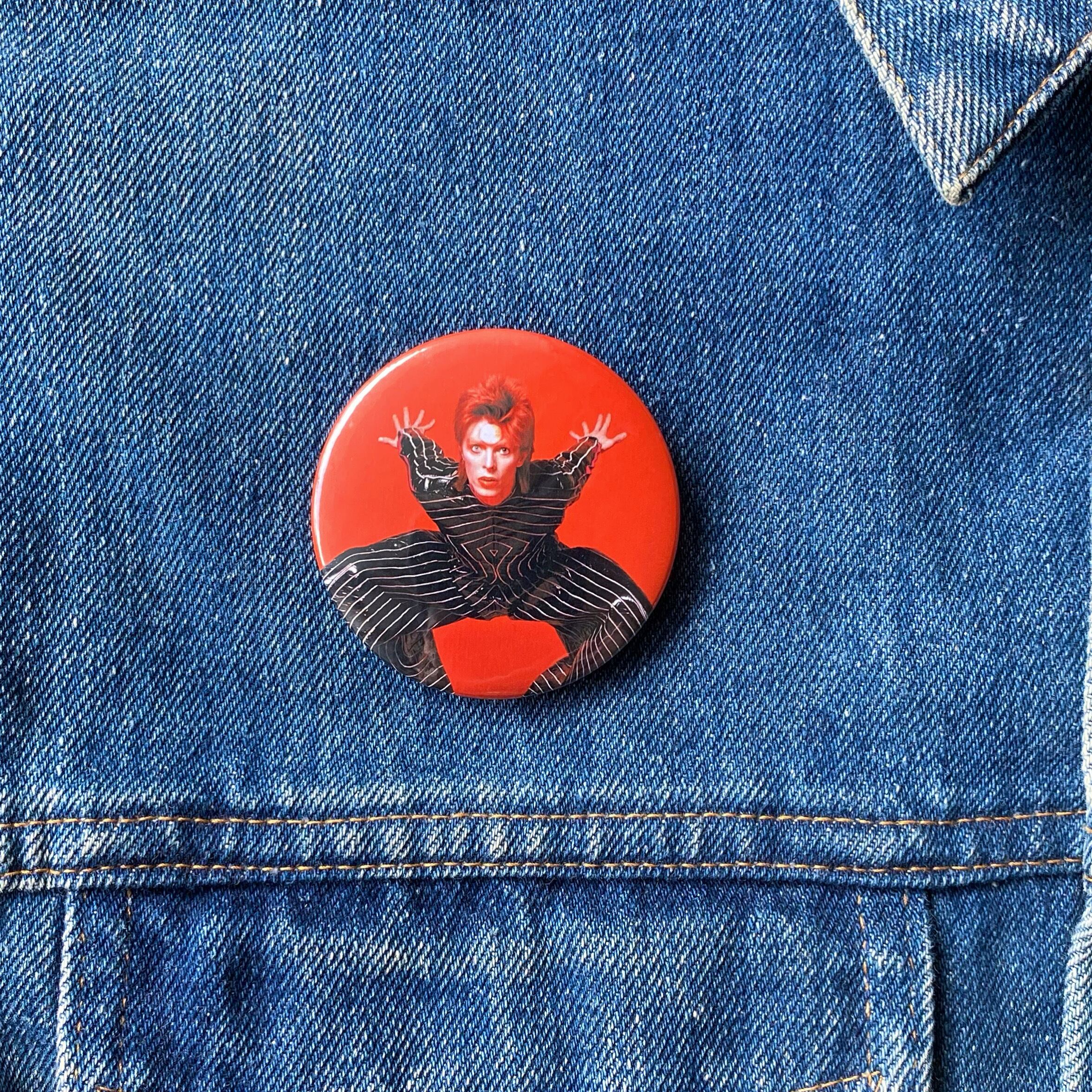『DAVID BOWIE』デヴィッド ボウイ 缶バッジ A