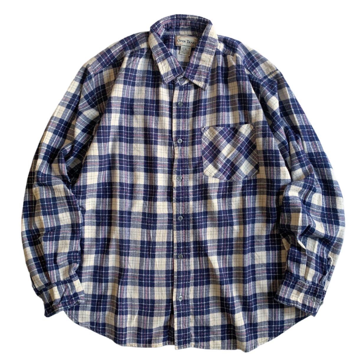 OPEN TRAILS print flannel shirt ON THE HILL