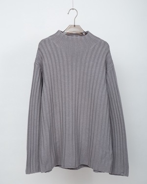 "C.P.COMPANY" mock neck wool knit & sew (Made In ITALY)