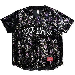 Size【L】 SUPREME シュプリーム 19AW Floral Velour Baseball Jersey ...