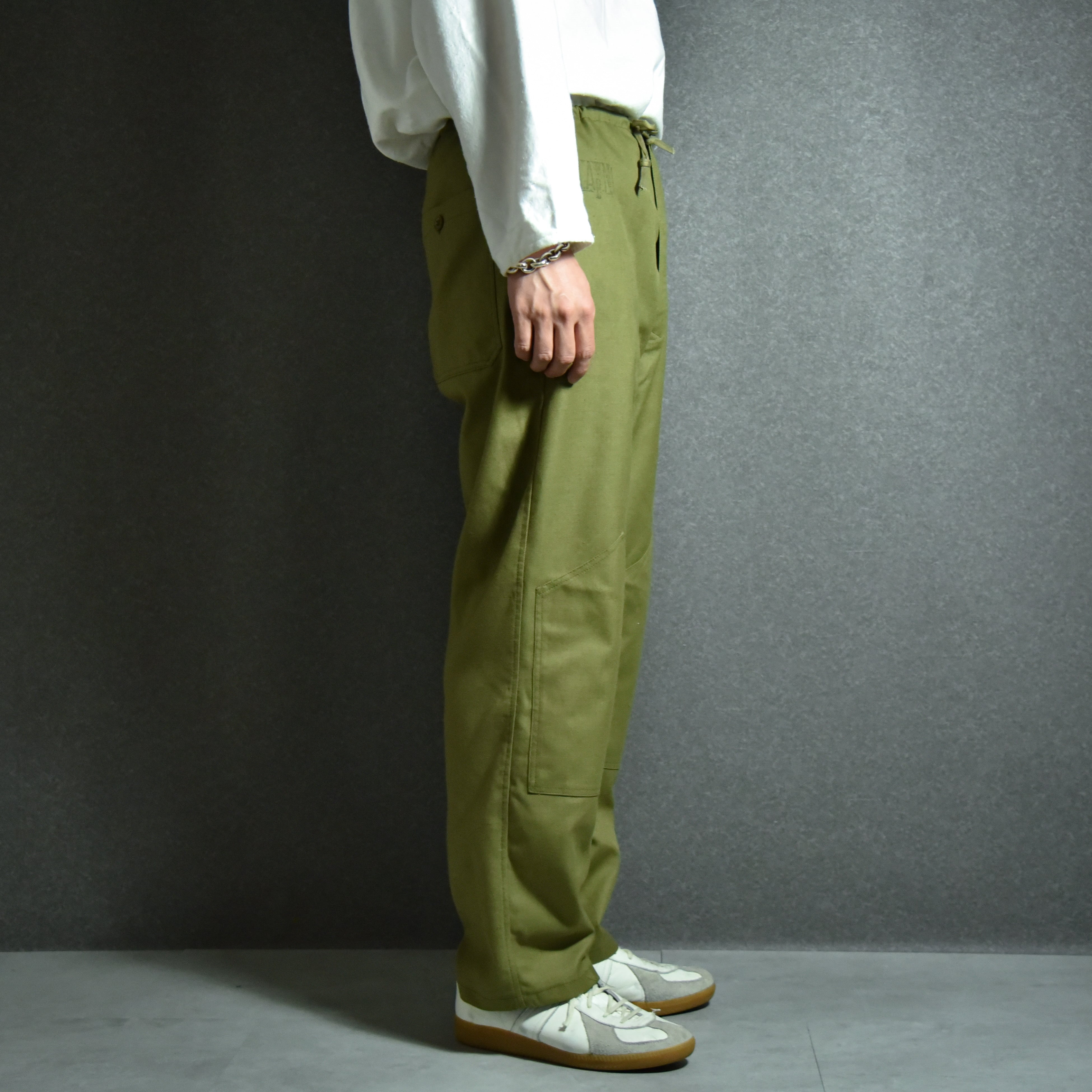 DEAD STOCK】Romanian Army W-knees Easy pants ルーマニア軍 イージー