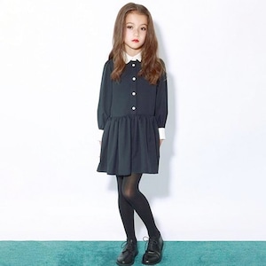 22％OFF　入学式 スーツ ジェネレーター　子供服 generator　長袖ドレスワンピース（ネイビー）　110cm/120cm/130cm（056801） 女の子　入学式　フォーマル