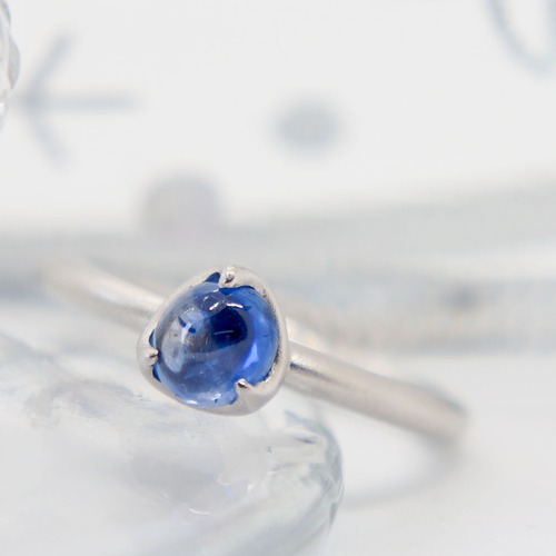 Pt900 Bicolor Sapphire Ring (サファイア)