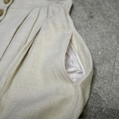tyrolean linen skirt ivory