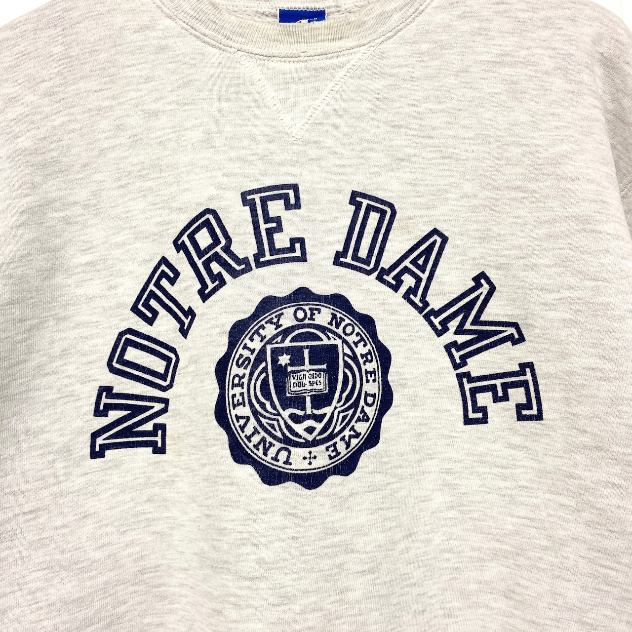 90年代 青刺繍タグ Champion チャンピオン UNIVERSITY OF NOTRE DAME 