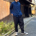 MITTAN SH62-MO 岡崎木綿シャツ（森くみ子さんによる藍染）size 3