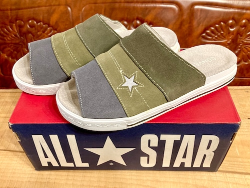 converse（コンバース） ONE STAR TRI BAND SANDAL（ワンスター スリーバンド サンダル） スエード グリーン 8 26cm  208