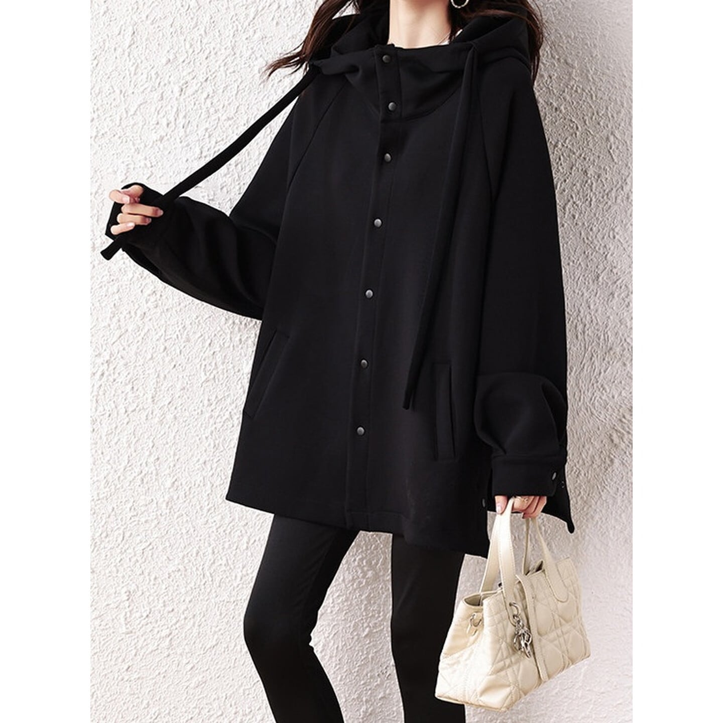 ルーズフィットフードジャケット【M-3XL】 RA3105