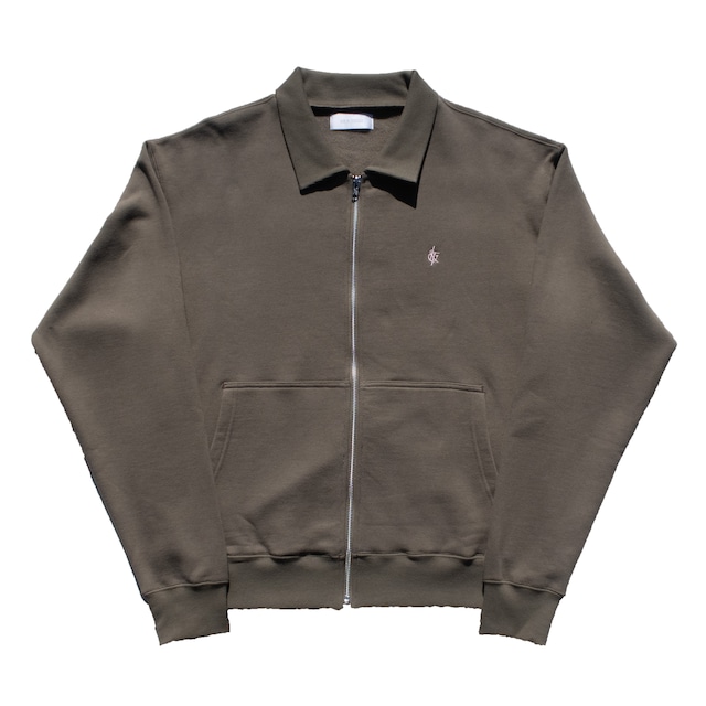 ICE & TECHNO 24SS ICEANDRE COLLAR ZIP UP (Olive)