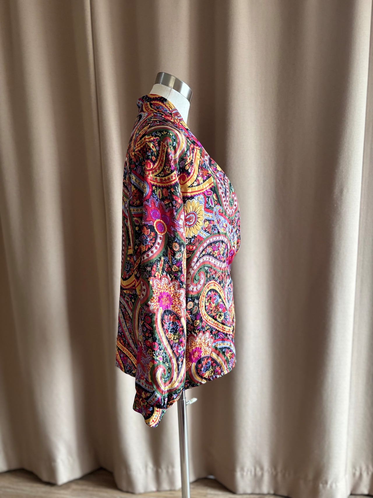 MADE IN U.S.A. paisley pattern shirt-5170-3