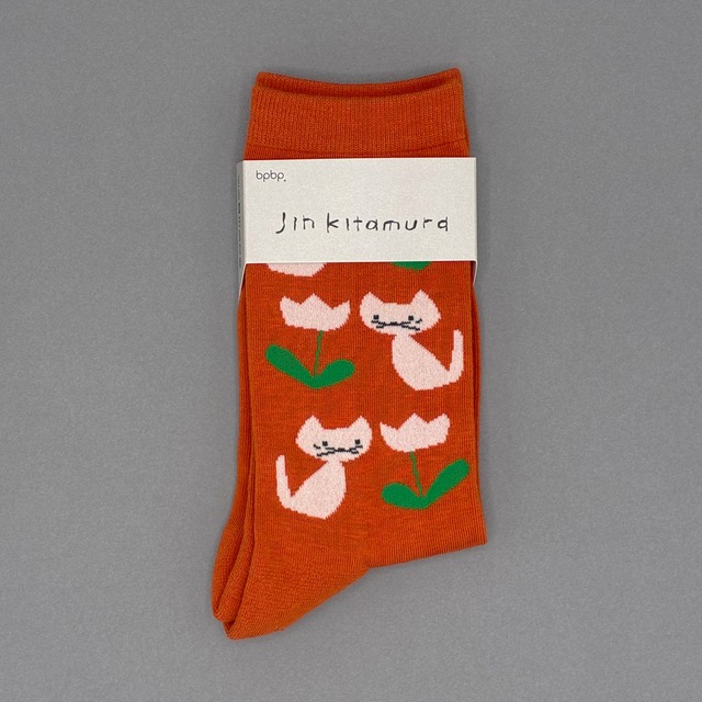 【JIN KITAMURA】北村人 SOCKS FEELINGS OF FLOWERS ソックス お花の気持ち