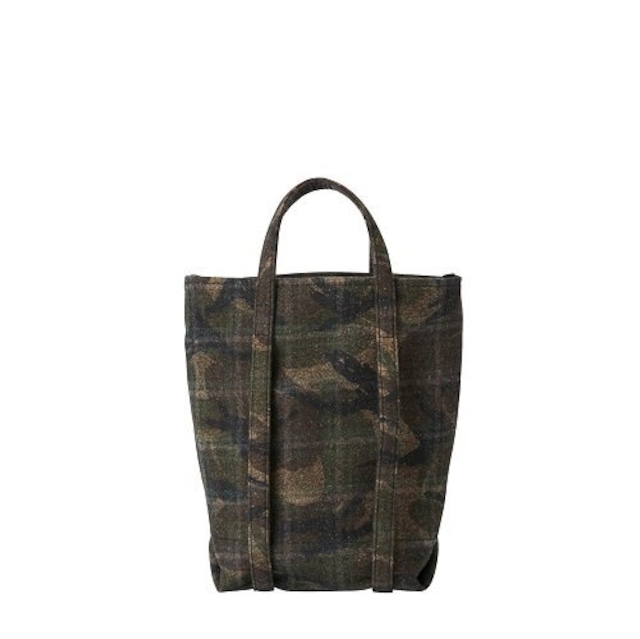 AMIACALVA(アミアカルヴァ) / Needle Punch Plaid Camo tote(TS)