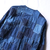 KUON / Vintage Boro Patchwork V-neck Jacket