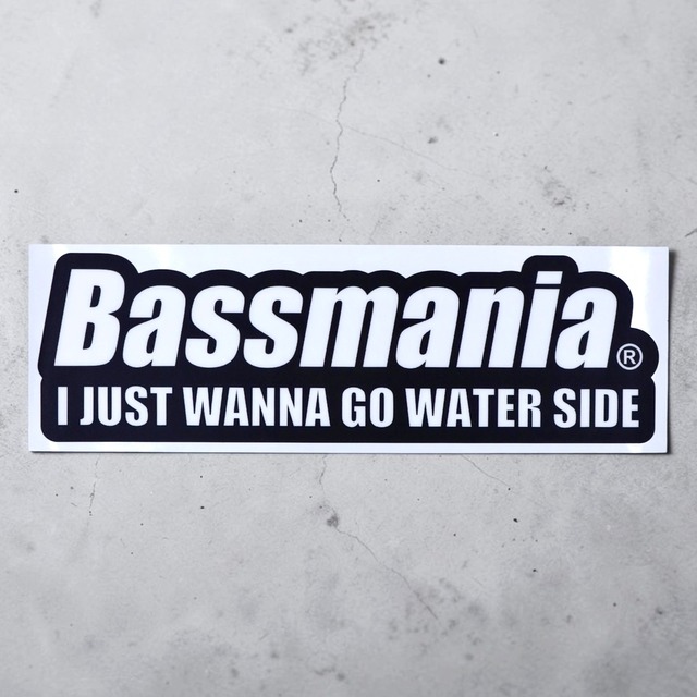Bassmania Logo Boat Carpet Decal