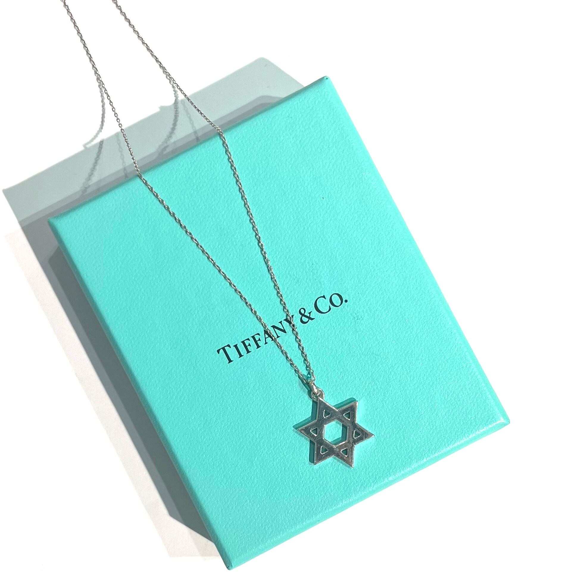 TIFFANY&CO.】T1986 スター・オブ・ダビデ ネックレス／シルバー925
