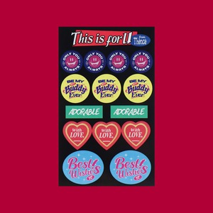[THENCE] 「SEAL」バラエティ ミニ ステッカー (2シート入り)