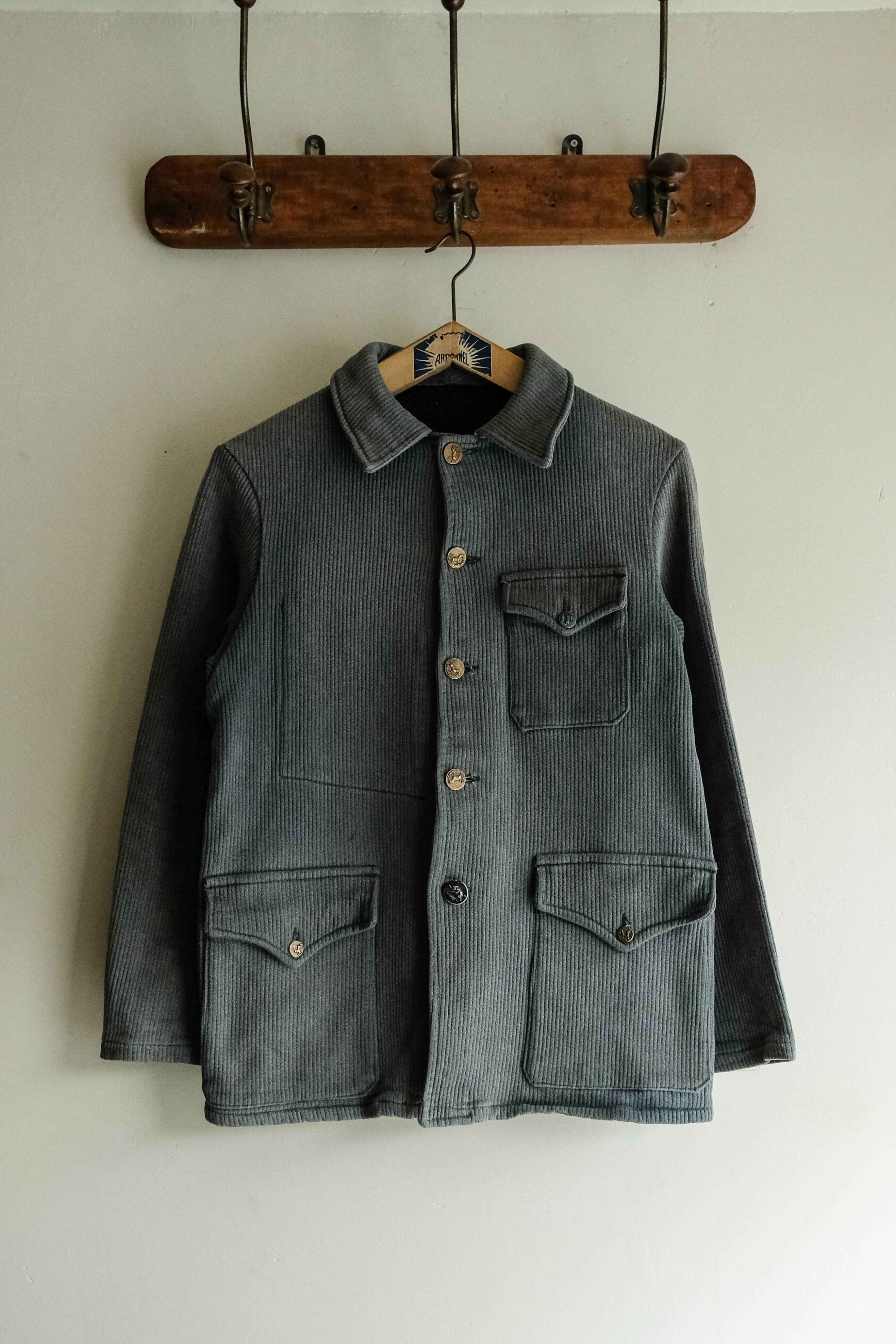 美品40〜50s French Hunting JKTハンティングジャケット-