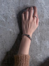 Karen tribe／Silver bangle (BA2-03)