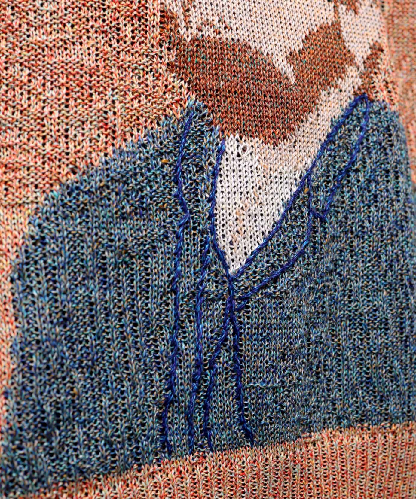 Kota Gushiken / KGSS26-K06 WAVY LINEN VAN GOGH (ORANGE