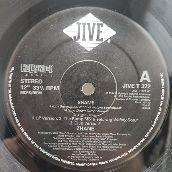Zhane / Shame [JIVE T 372] - 画像3