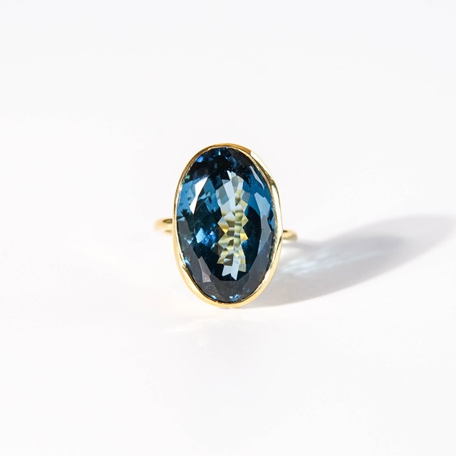 【11号】ロンドンブルートパーズ リング（グラン）