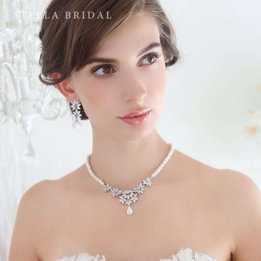 受注生産品】キュービックジルコニア ウェディングジュエリー <Mildred